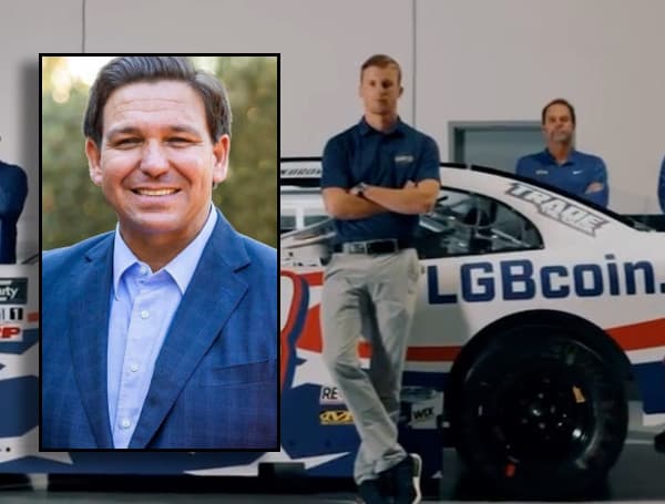 At a press conference on Thursday, which was focused on the state distribution of at-home COVID testing, Florida Governor DeSantis was asked about his thoughts on NASCAR canceling LGBcoin as Brandon Brown's sponsor, but allowing BLM to sponsor.