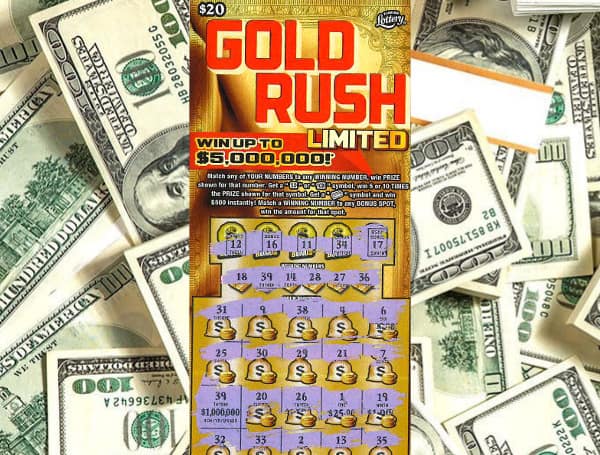 The Florida Lottery announced that Michael Martens, 41, of Davenport, claimed a $1 million top prize from the GOLD RUSH LIMITED Scratch-Off game at the Lottery’s Tampa District Office. 