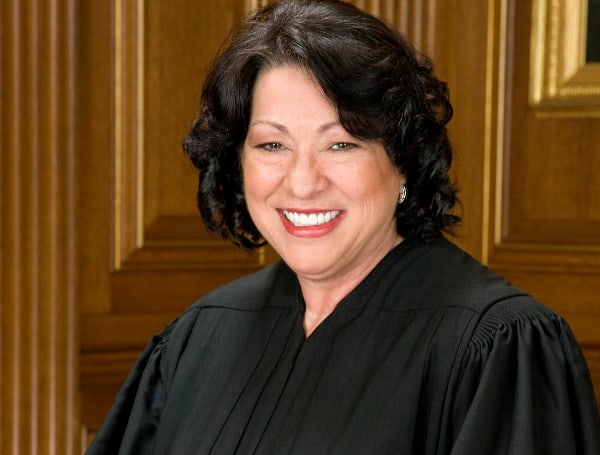 The clouds are also present in the hallowed halls of the U.S. Supreme Court, as shown by left-wing Justice Sonia Sotomayor.
