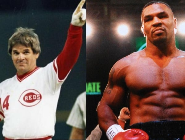 Two of the all-time great hitters – Pete Rose with a baseball bat and Mike Tyson with his fists – will meet with fans, pose for photographs, and sign memorabilia when they make appearances at Palm Beach Autographs at International Plaza & Bay Street in Tampa this weekend. 