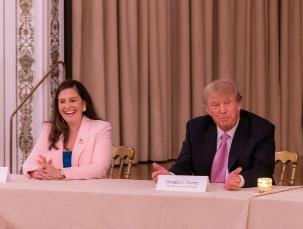 Stefanik, who chairs the House Republican Conference, announced Wednesday that the Palm Beach, Florida, event raised $3.2 million, which will go toward Trump’s political action committee along with the campaigns of Stefanik and other Republican candidates.