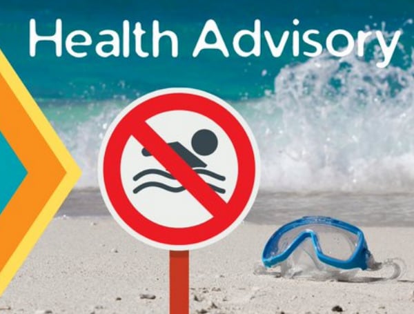 The Florida Department of Health in Hillsborough County has issued a public health advisory for Simmons Park Beach due to high bacteria levels. This should be considered a potential risk to the bathing public and swimming is not recommended. Samples taken were above the threshold for enterococci bacteria. The beach will be re-sampled in a week.