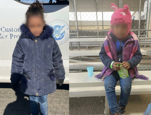 Border Patrol in Del Rio encountered two five-year-old girls without adults crossing from Mexico into Texas over a two-day period.