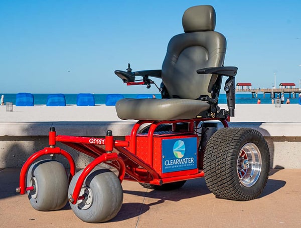 Clearwater values accessibility for all to enjoy the bright and beautiful waters of Clearwater Beach. City staff are thrilled to announce two motorized beach wheelchairs are now available at Clearwater Beach for visitors with special needs, who wish to access the beach.