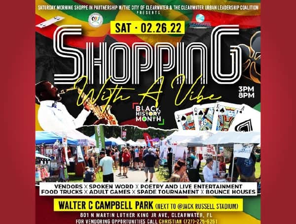 With great excitement, the popular Saturday Morning Shoppe market announces its debut in the city of Clearwater this month, presenting "Shopping with a Vibe".