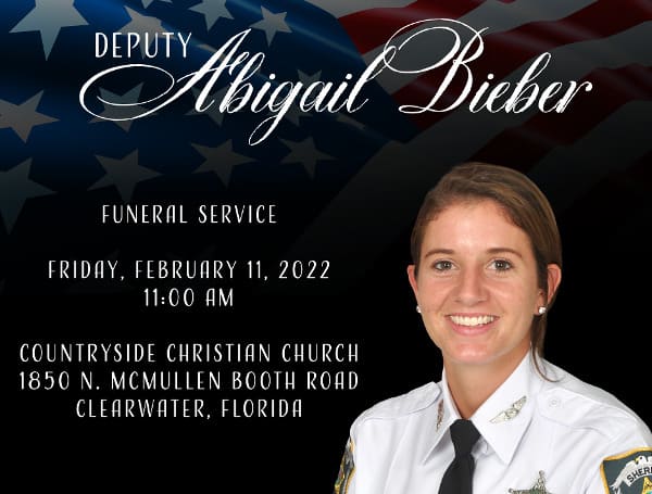 Details for the celebration of life for Deputy Abigail Bieber have been released by the Hillsborough County Sheriff's Office.