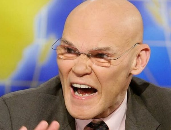 “If you ask me what’s my first reaction to you if you’re not vaccinated, you don’t have any medical reason not to be, you’re a piece of s---, okay? I just want to punch you in the god----ed face. That’s the way I look at these people,” Carville said.
