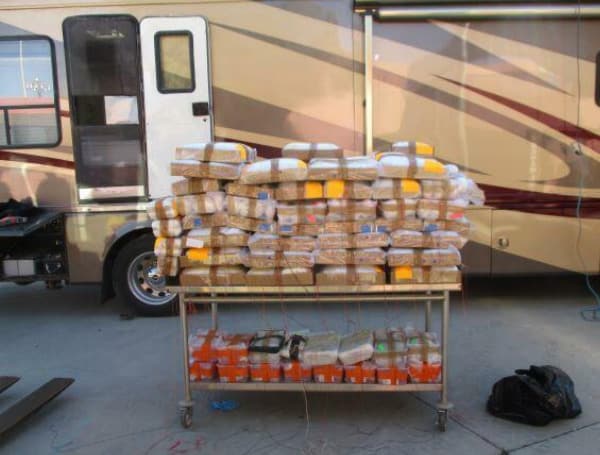 U.S. Customs and Border Protection, Office of Field Operations, Port of Lukeville officers arrested a Phoenix man and seized nearly 880 pounds of methamphetamine and more than 110 pounds of suspected fentanyl Monday.