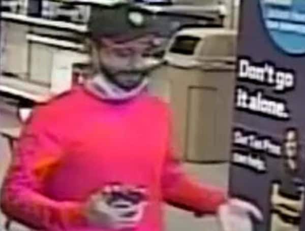 Police in Winter Haven are searching for a man who got a 'slight-of-hand' discount at Walmart on Apple Products.