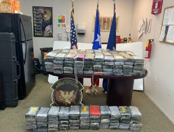 US Customs and Border Protection (CBP) Air and Marine Operations (AMO) agents intercepted a center console vessel near Cabo Rojo, finding 695 pounds (315.4 Kilos) of cocaine inside its hull and one firearm. 