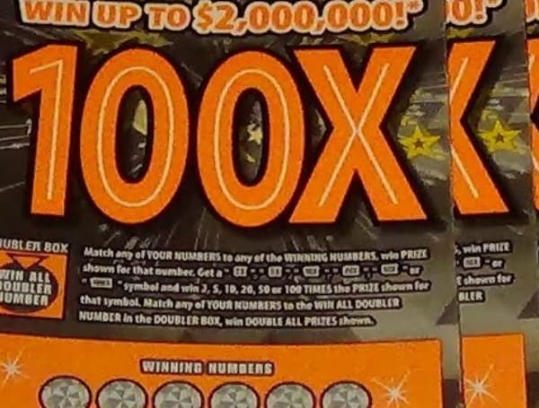 Today, the Florida Lottery announced that George Yazgi, 28, of Jacksonville, claimed a $2 million top prize from the FLORIDA 100X THE CASH Scratch-Off game at Lottery Headquarters in Tallahassee. 