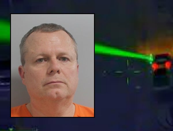 The Polk County Sheriff’s Office arrested 52-year-old Douglas Norris of Davenport after he aimed a laser-light at a PCSO helicopter that was flying overhead, which is a third-degree felony.