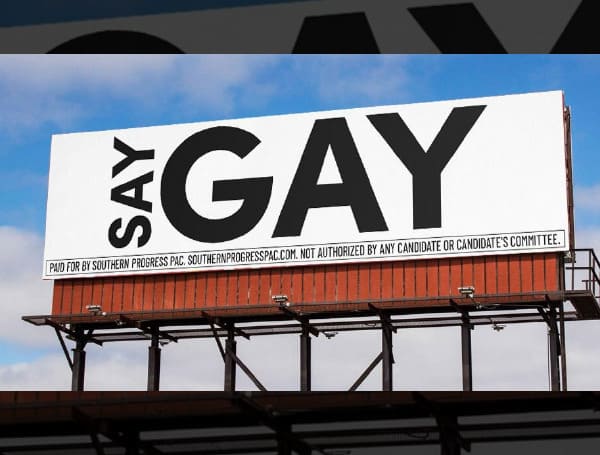 Southern Progress, a political action committee opposing Republican politicians in southern states, is attempting to raise $300,000 to place advertisements throughout Florida protesting legislation critics call the “Don’t Say Gay” bill.