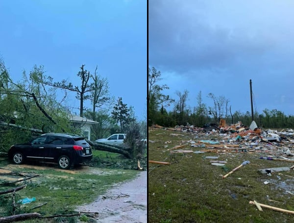 Two homes were destroyed and powerlines were knocked down, according to Washington Country Emergency Management spokeswoman Cheryl Frankenfield. 
