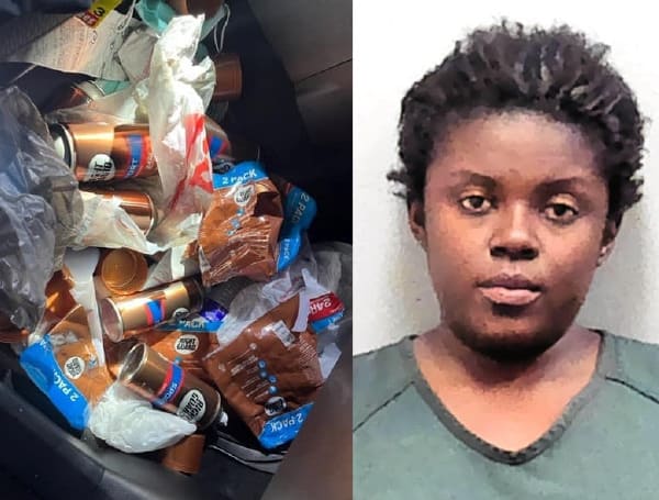 A Florida woman has been charged with DUI after deputies discovered the woman was not only impaired by alcohol but also a bit high on spray cans of deodorant