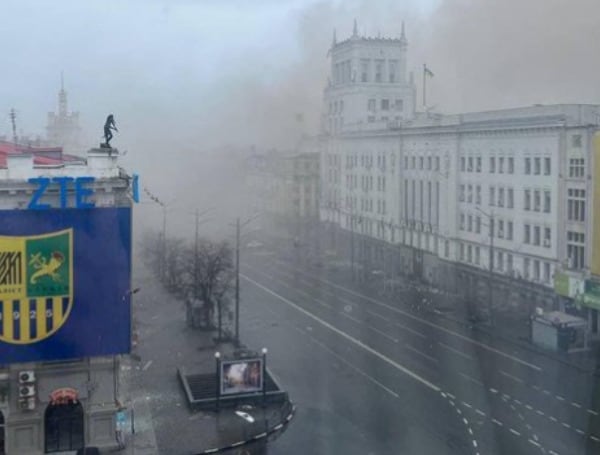 After a Russian strike on a TV tower, air raid sirens rang in the capital Kyiv on Wednesday.