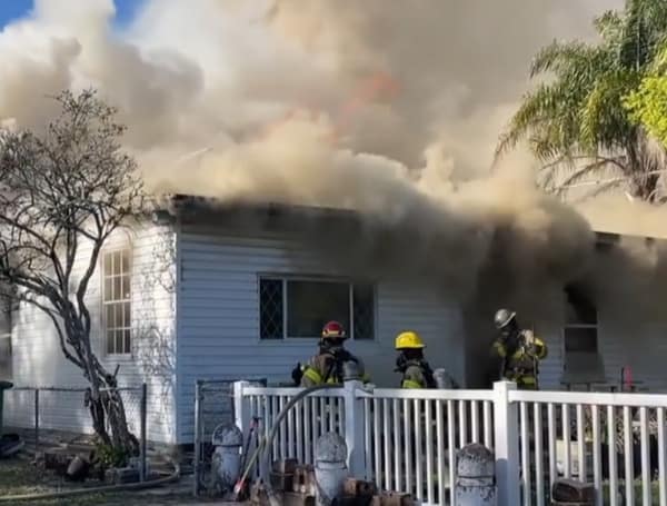 Tampa Fire Rescue responded to a structure fire at the 1400 block of W. Sligh Ave. at 9:33 am on Monday.