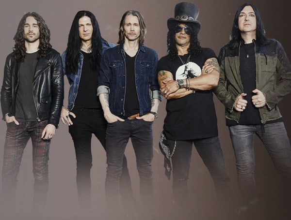 Don't miss the Ruth Eckerd Hall debut of Slash Featuring Myles Kennedy & The Conspirators! It’s been a decade since their debut album Apocalyptic Love was released. Ever since, the band have been on one of the more impressive and unrelenting tears in rock ‘n’ roll, issuing two more hard-hitting, highly-acclaimed records (2014’s sprawling World On Fire and the more streamlined 2018 effort Living the Dream), rocking stages all over the world. But for all they’ve done and everywhere they’ve gone, when it comes to Slash Featuring Myles Kennedy and The Conspirators, there’s always new musical boundaries to push and fresh creative avenues to explore.