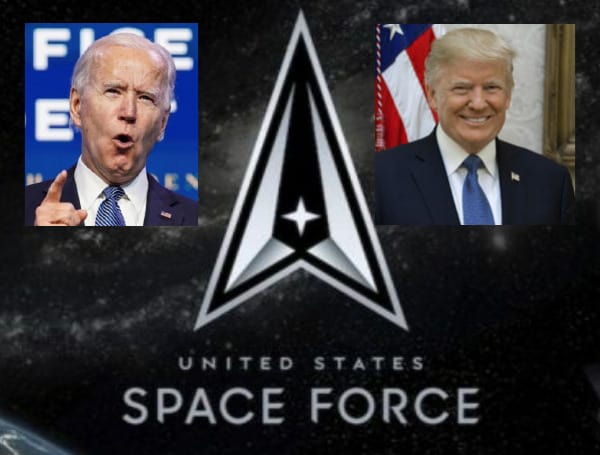 Trump Biden Space Force