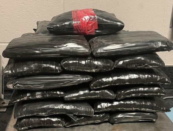 Packages containing 40 pounds of fentanyl seized by CBP officers at Del Rio Port of Entry.