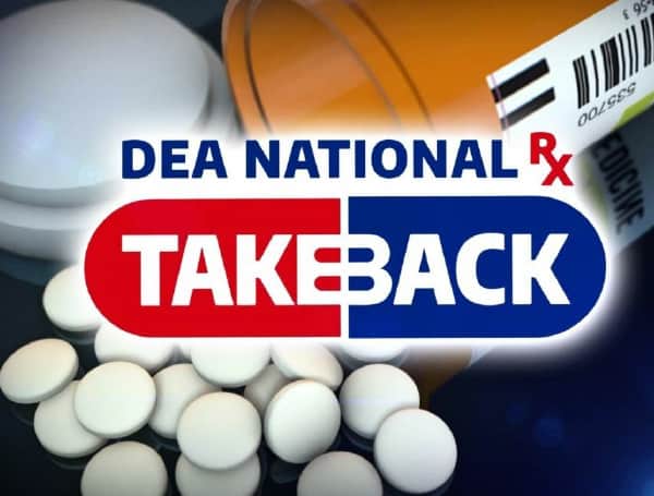 The Sarasota Police Department will partner with the U.S. Drug Enforcement Administration (DEA) on Saturday, April 30, 2022, from 10 a.m. until 2 p.m., to provide the community a chance to prevent pill abuse and theft by ridding