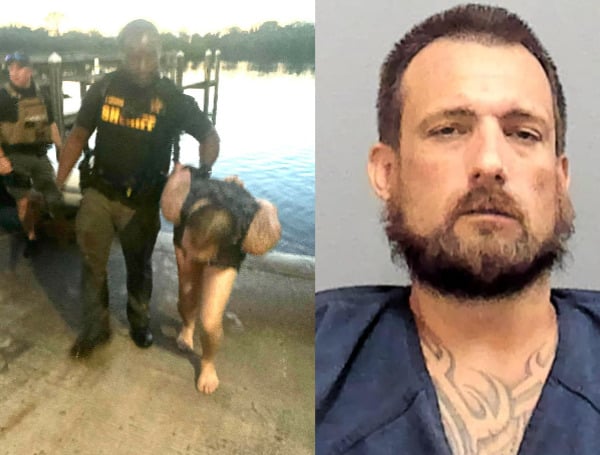 A 38-year-old Florida man appeared determined to get away and hide from deputies after committing a burglary with outstanding warrants.