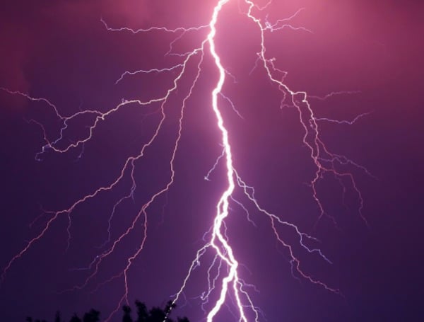 Police say two people were struck by lightning Saturday while leaving the Yankees Stadium in Tampa.