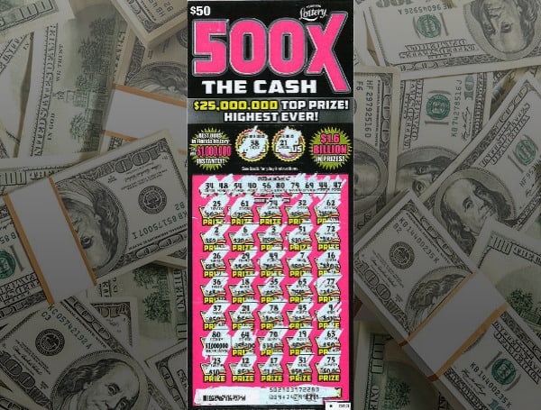 A Florida woman has 1,000,000 reasons to smile after scratching her way to $1,000,000 on the $50, 500X The Cash ticket.