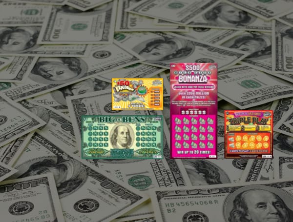 Today, the Florida Lottery is excited to debut four new Scratch-Off games! The games, $500 WILD CASH BONANZA, BIG OL' BENS, TRIPLE PLAY, and $50 EXPLOSION range in price from $1 to $10 and feature more than $311 million in cash prizes! 