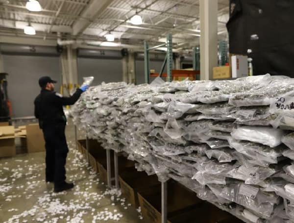 Customs and Border Protection’s (CBP) Office of Field Operations intercepted more than a ton of marijuana at the Fort Street Cargo Facility in Detroit, Michigan on May 11.