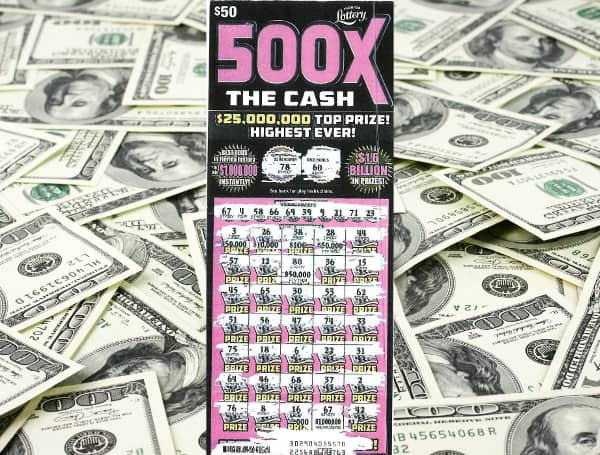 Today, the Florida Lottery announced that Joseph Kudla, of Brooksville, claimed a $1 million prize from the 500X THE CASH Scratch-Off game at the Lottery’s Orlando District Office.