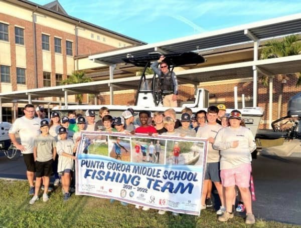The Florida Fish and Wildlife Conservation Commission’s (FWC) High School Fishing Program congratulates Punta Gorda Middle School fishing team