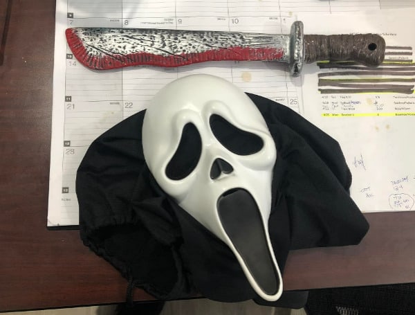 A Florida High School student will face administrative discipline after he got onto his school bus wearing a full Scream costume this morning. Students on the bus were alarmed by the incident, according to the sheriff's office.