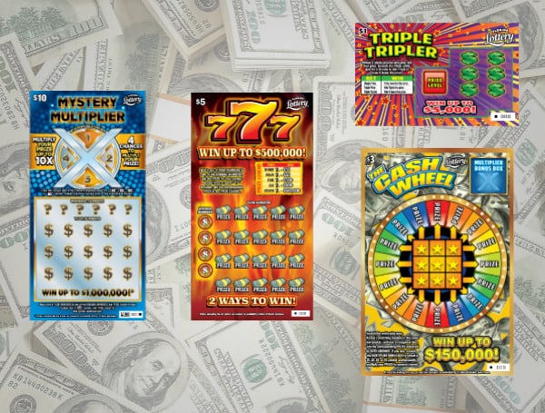 Today, the Florida Lottery debuted four new Scratch-Off games! The games, MYSTERY MULTIPLIER, 777, THE CASH WHEEL, and TRIPLE TRIPLER range in price from $1 to $10 and feature more than $261 million in cash prizes!