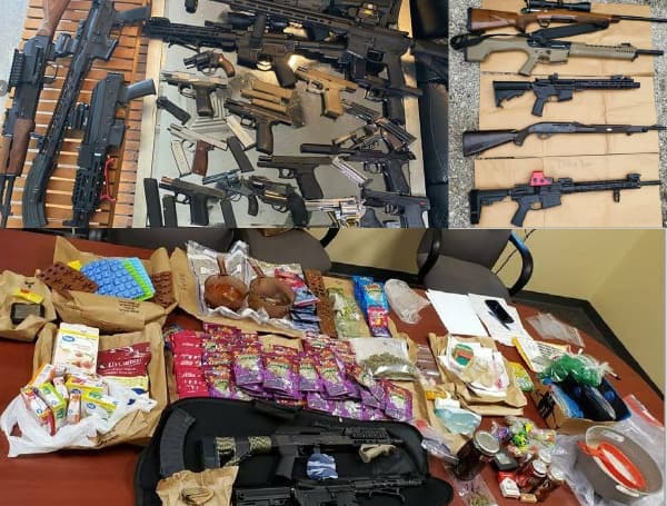 The Broward Sheriff’s Office Gang Investigations Task Force arrested an Oakland Park man on Tuesday suspected of distributing large quantities of firearms and narcotics to known gang members in Broward County.