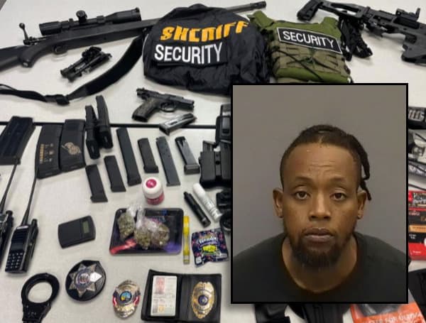 New Jonm Charles Sr., 38, is now facing several charges including Impersonating a Law Enforcement Officer, Aggravated Assault with a Deadly Weapon, Possession of a Firearm during the Commission of a Felony, and Possession of a Controlled Substance.
