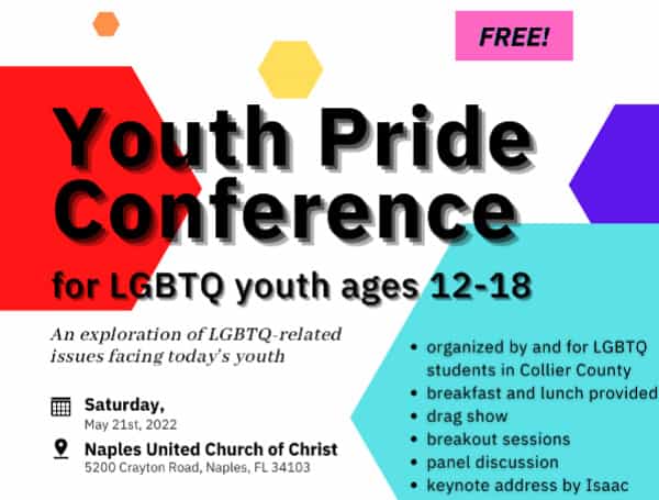 A Florida church is hosting a “Youth Pride Conference” with an LGBT advocacy group Saturday that will feature a drag show for students as young as 12.
