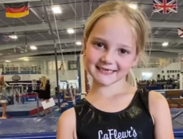 Fallyn showed everyone what it was like today as she competed in her first gymnastics meet as a Level One Gymnast at LaFluers Gymnastic Club. 