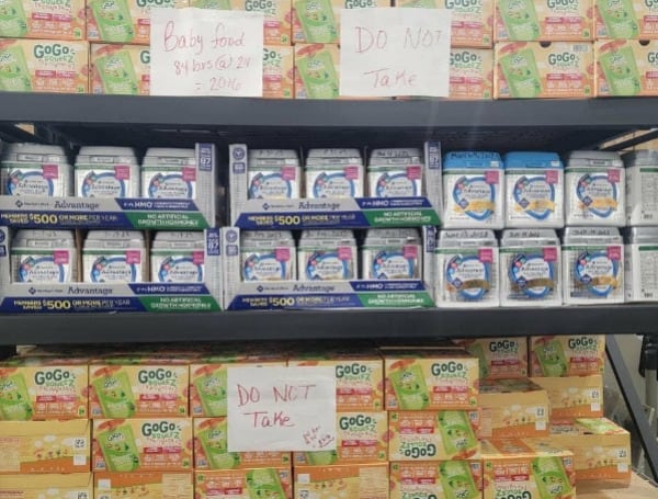 A Florida Republican maintains that the Biden administration has filled processing stations for illegal immigrants with baby formula, while everyday American families face empty store shelves.