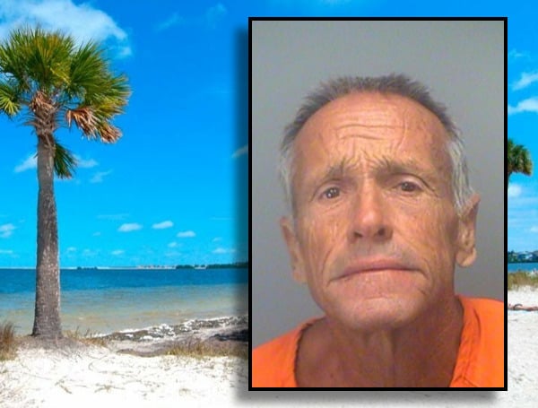 A 64-year-old Florida man was arrested Tuesday for allegedly exposing himself to a female beachgoer, according to Tarpon Springs Police