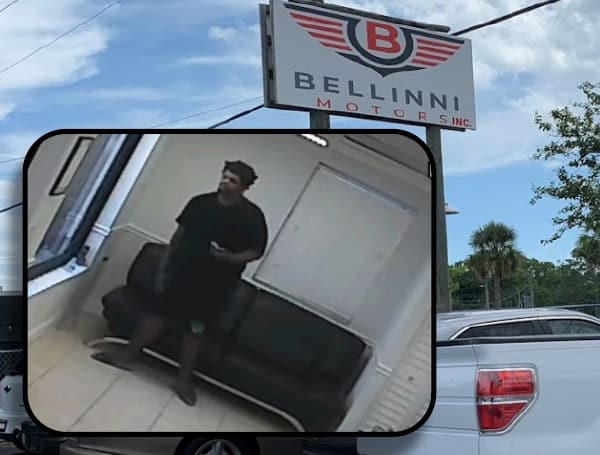 Tampa Police are searching for a man who swiped some keys from a car dealership and took off in a new ride.