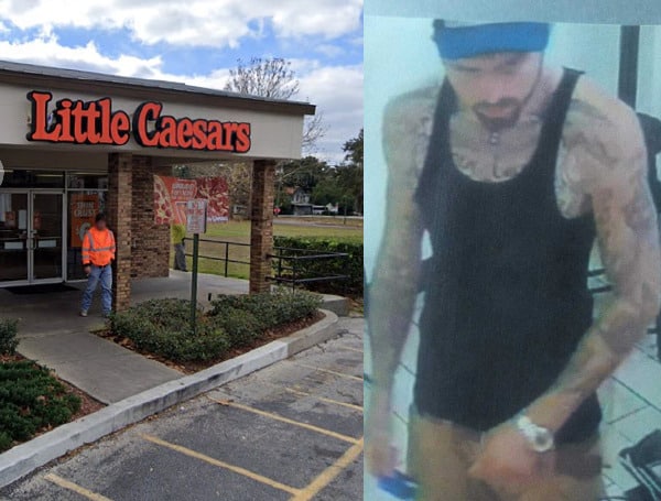 Police in Florida are looking for a Florida man who stole that tip jar at a Little Caesars. 