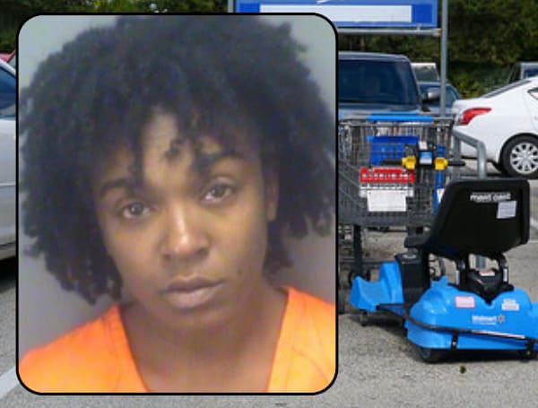 Florida Woman Walmart Electric Cart