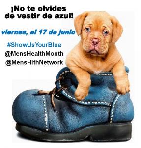 Wear Blue for Men Puppy June 17 Spanish
