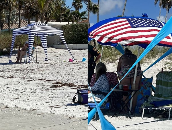 In June 2020, the tony Town of Belleair Shores banned beachgoers from using shade devices, whether they’re umbrellas, canopies, cabanas
