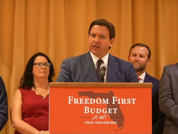 Today, Governor Ron DeSantis signed the Freedom First budget for Fiscal Year 2022-2023 which prioritizes the freedoms of Floridians to live, work, and have successful businesses in the state. The budget totals $109.9 billion and includes a record $1.24 billion in tax relief for Floridians. 
