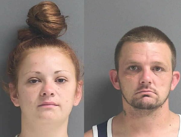 A Florida man and woman have been arrested after the theft of over $10,000 worth of lawn care equipment from a business’s trailer.