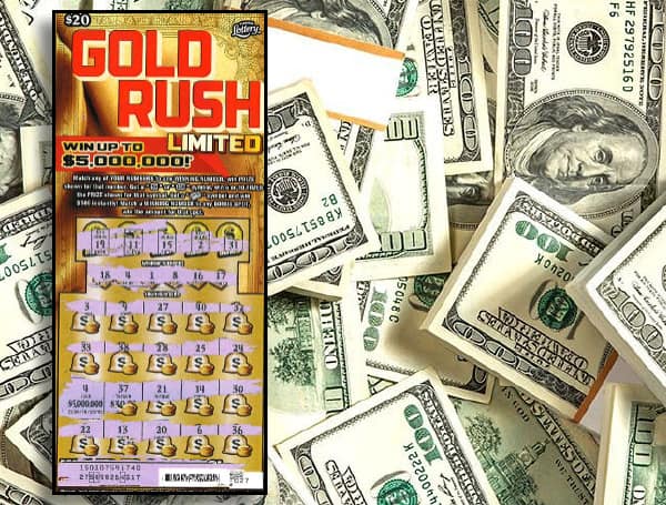 The Florida Lottery announced that Lisa Heisner, 57, of Palmetto, claimed a $1 million prize from the GOLD RUSH LIMITED Scratch-Off game at the Lottery's Tampa District Office. 