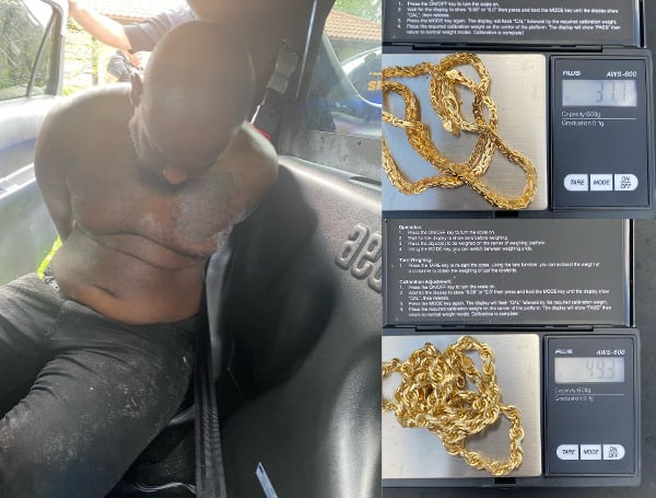 Florida man, Kearston Javon Price, 24, has been arrested after running off, literally, with $20,000 worth of jewelry from a store. 