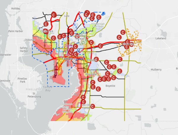 New hurricane evacuation zones in Hillsborough County